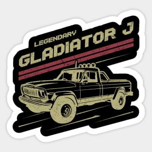 Jeep Gladiator J series Jeep car trailcat Sticker